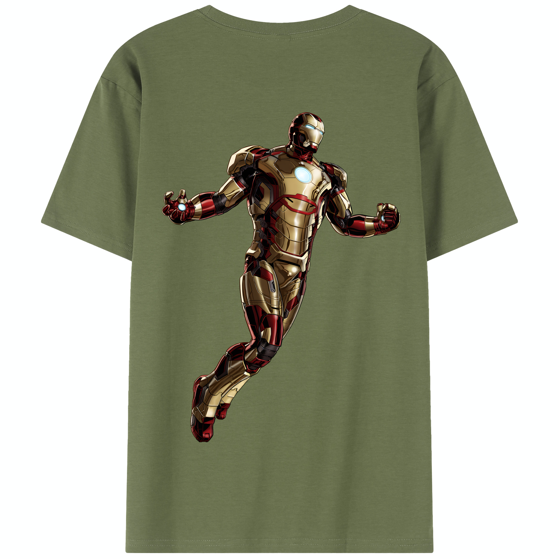 （画像用） アベンジャーズ The Avengers 綿100％半袖Tシャツ（背面プリント）